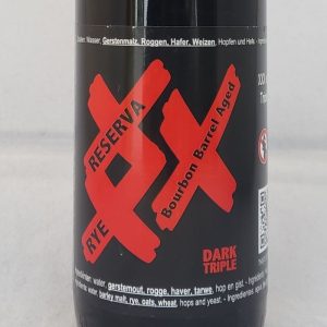 XXX Rye Triple Reserva Bourbon Barrel Aged 2022